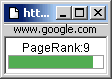 Graphical PageRank Popup