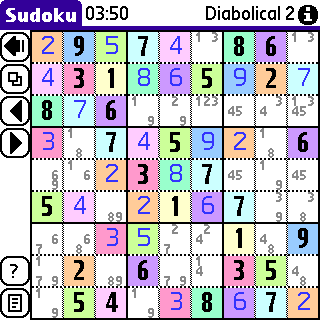 Sudoku screenshot