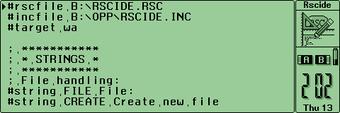 Resource IDE screen shot
